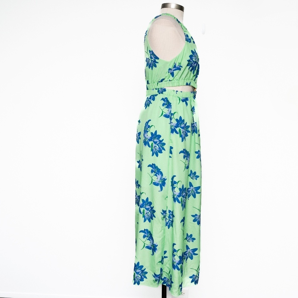 Likely Karrica Maxi‎ Dress Blue Floral Cut Out Print - Picture 3 of 15